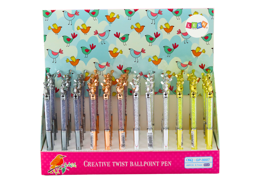 Bird Ballpoint Pen Blue Refill 0.7mm Mix