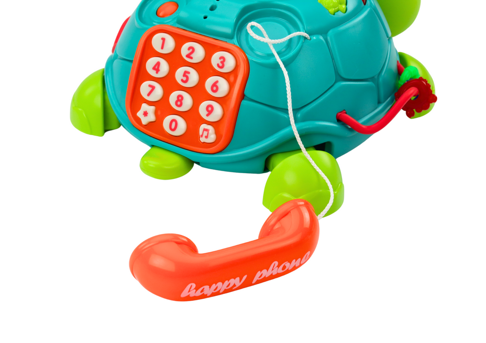Interaktivni edukativni telefon s kornjačom 6u1 - zeleni