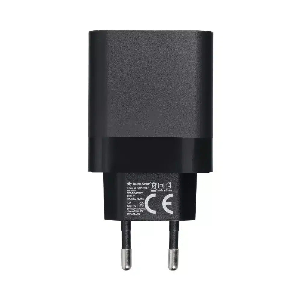 BLUE STAR 3A 45W tip C PD QC4.0 TFB-TC-45W punjač - crni