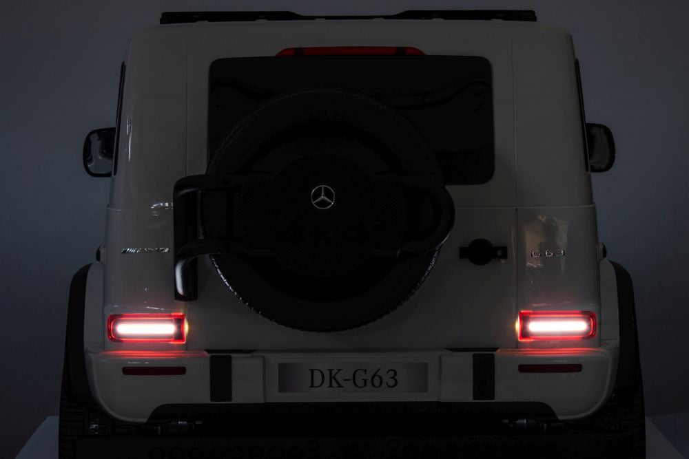 Licencirani auto na akumulator Mercedes G63 XXL 24V 4x4 - DVOSJED - bijeli