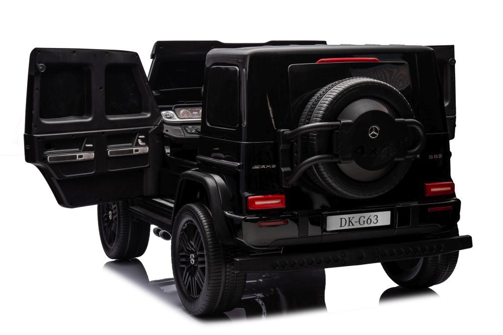 Licencirani auto na akumulator Mercedes G63 XXL 24V 4x4 - DVOSJED - crni
