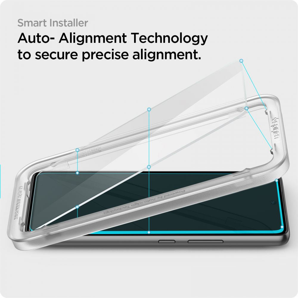 SPIGEN ALM GLAS.TR KALJENO STAKLO 2-KOM PAKET ZA SAMSUNG GALAXY A53 5G CLEAR