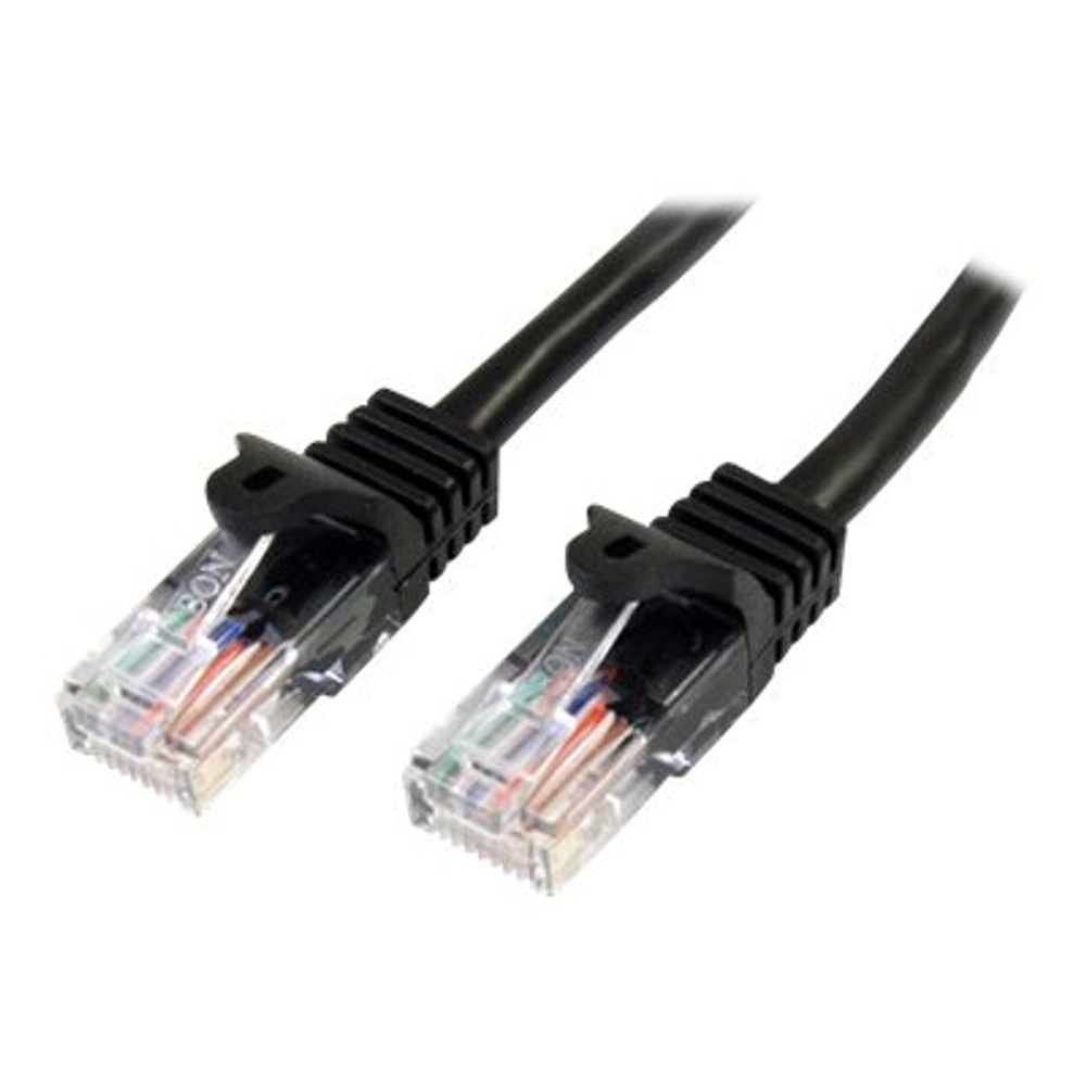 StarTech.com 45PAT10MBK kabel za umrežavanje Crno 10 m Cat5e U/UTP (UTP)