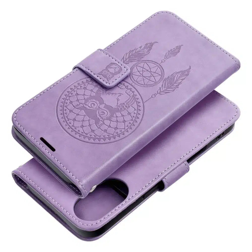 MEZZO Book case preklopna torbica za iPhone 16 dream catcher purple
