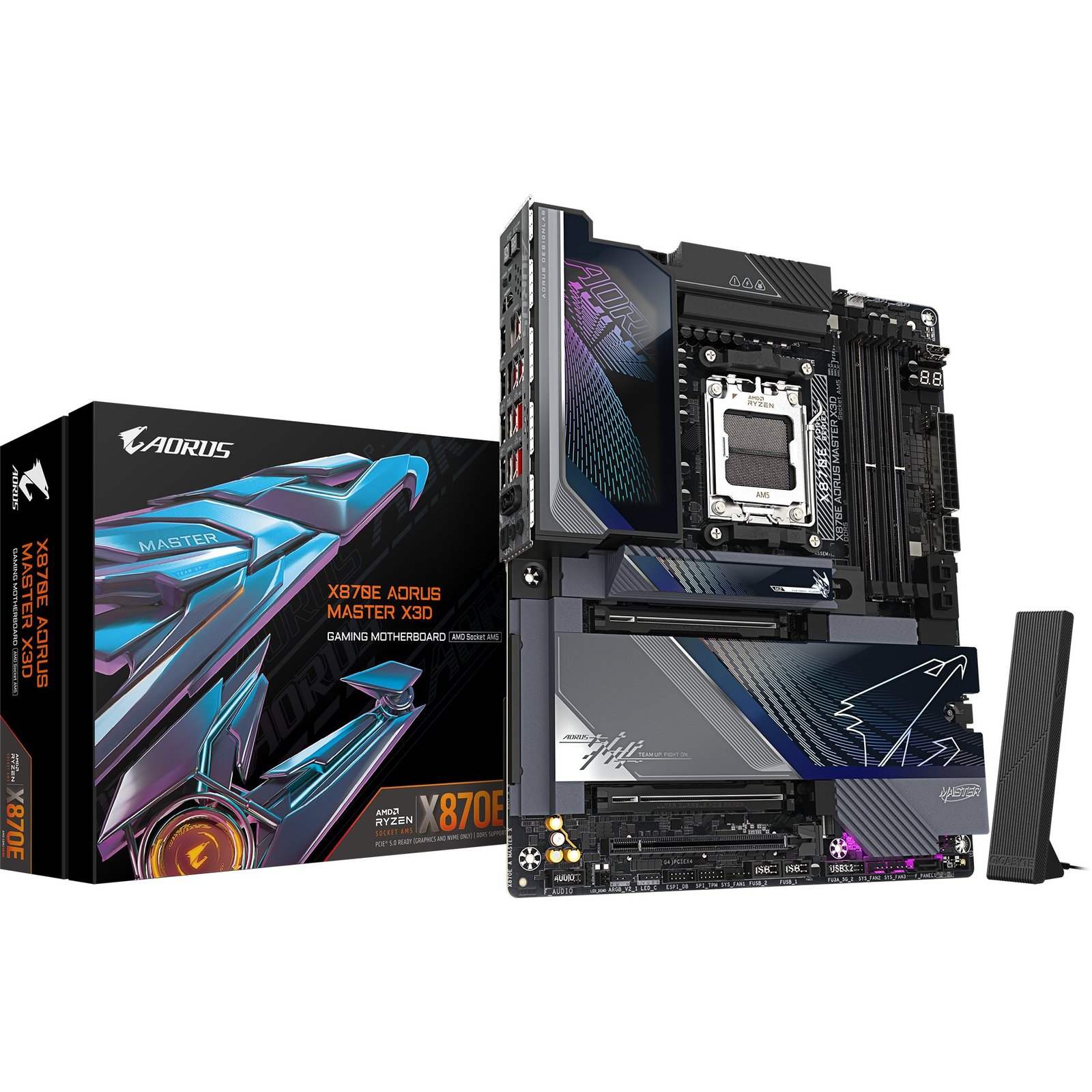 GIGABYTE X870E AORUS MASTER X3D AMD X870E Utor AM5 ATX