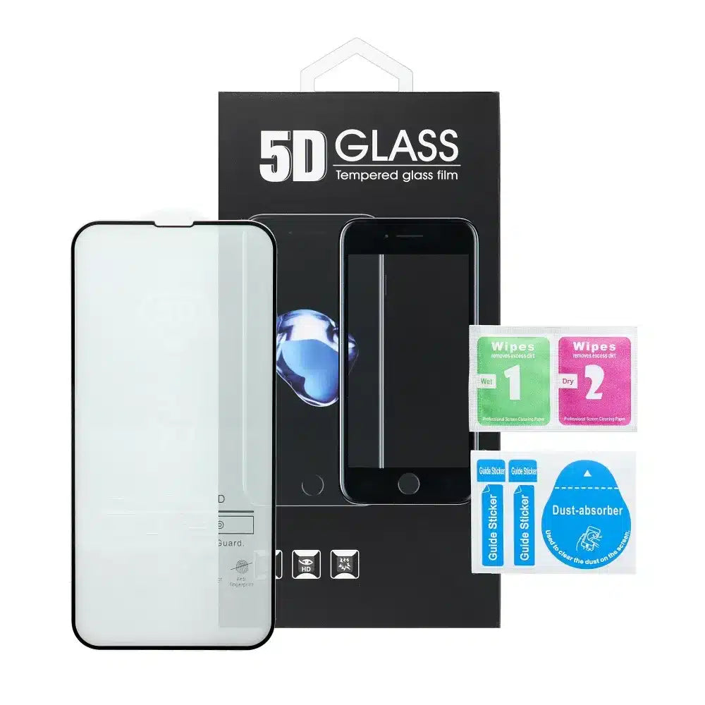 5D Full Glue Tempered Glass - za Xiaomi Redmi 8 / 8A crno