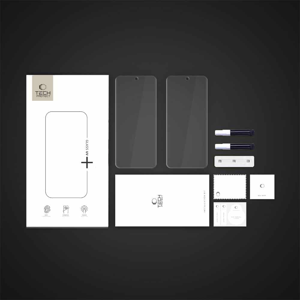 KALJENO STAKLO TECH-PROTECT UV+ PAKIRANJE OD 2 KOMADA ZA MOTOROLA EDGE 60 PRO CLEAR