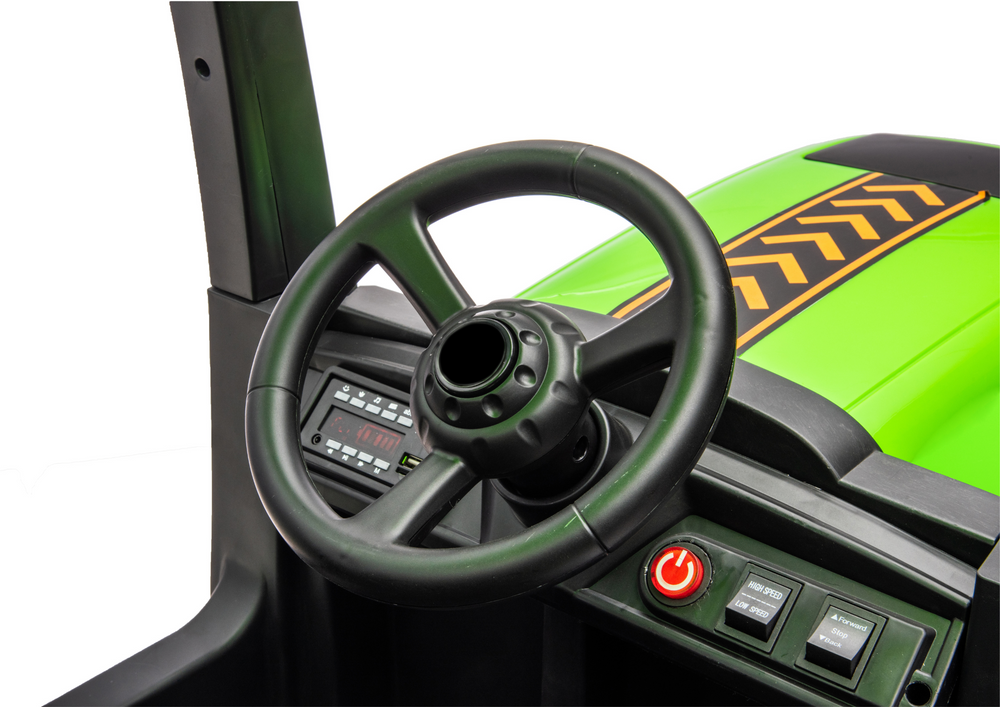 Traktor na akumulator A011 24V - Zeleni