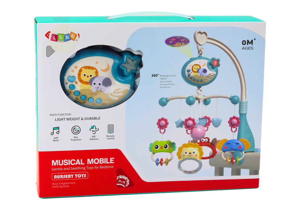 Visilica za krevetić Music Box sa 400 različitih melodija - plava
