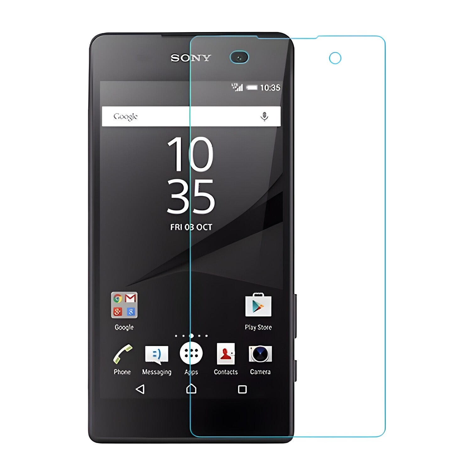 Premium kaljeno staklo 9H za Xperia Z1 - Prozirna KP26602