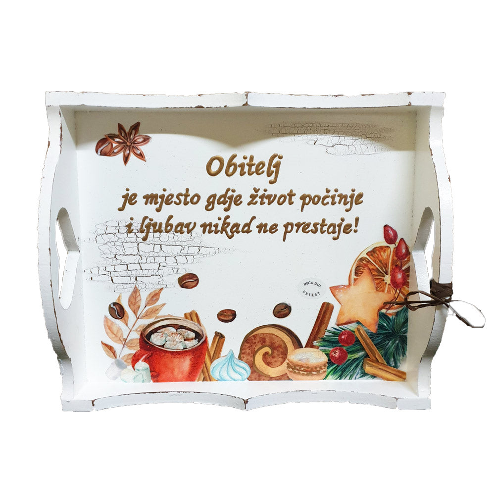 🎁 Blagdanski Poslužavnik za Posebne Trenutke s Najdražima 🎁  Š16019