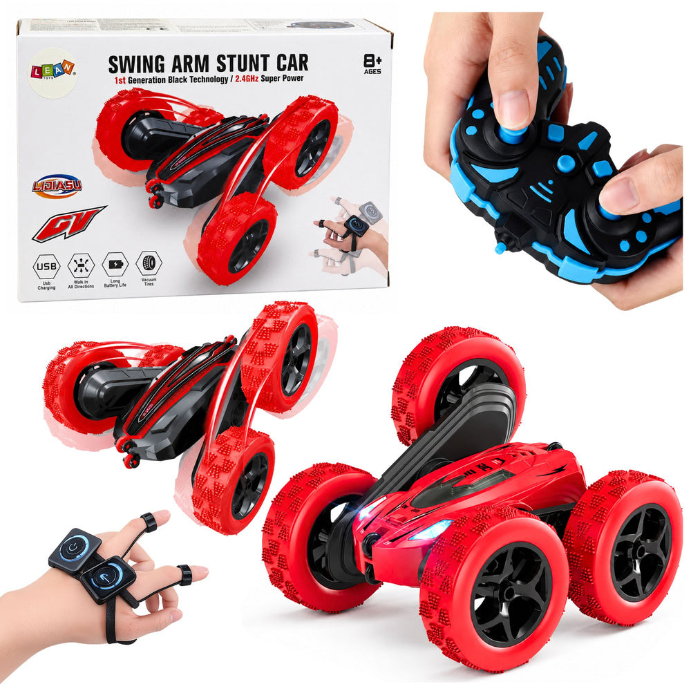 360° Gesture Remote Controlled RC Stunt Car Red