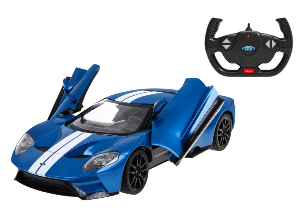 Licencirani auto na daljinsko upravljanje Ford GT 1:14 - plavi