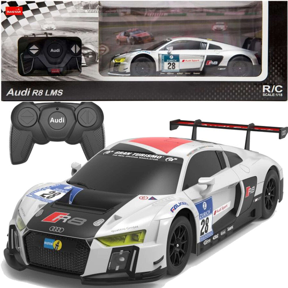 Licencirani auto na daljinsko upravljanje AUDI R8 LMS 1:24 - Bijeli