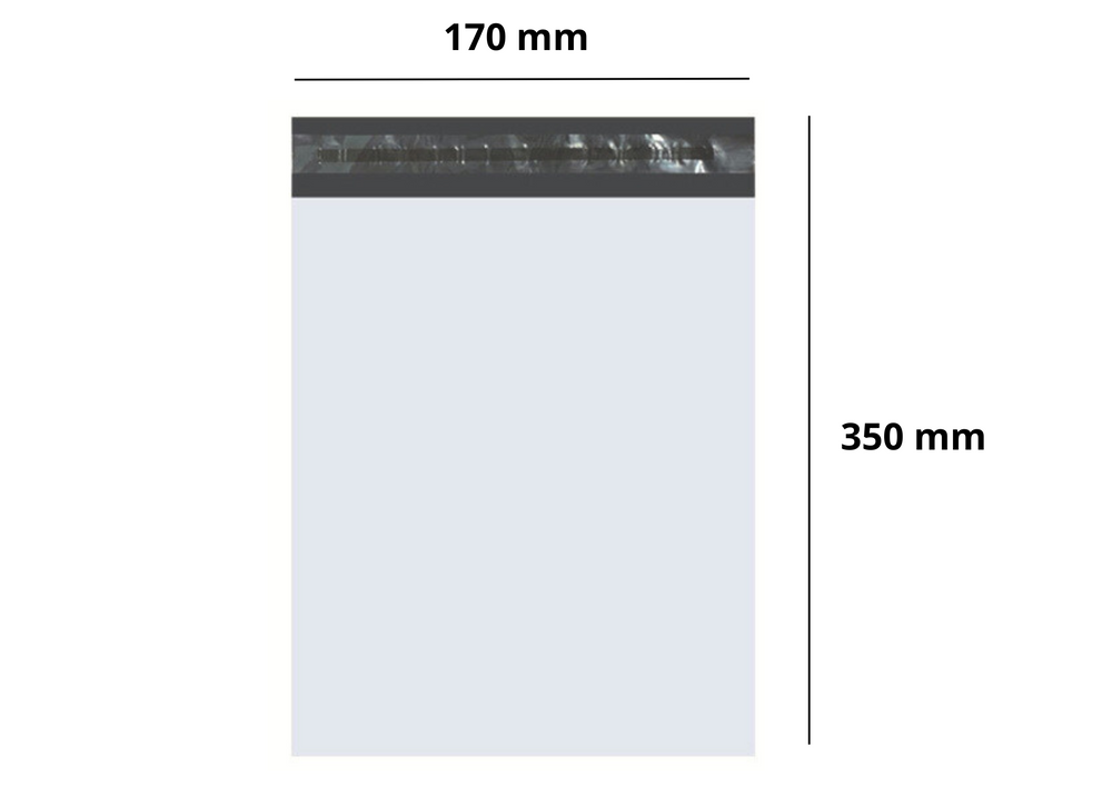 Kurirska folija za pakiranje – 100 komada – 170x350mm