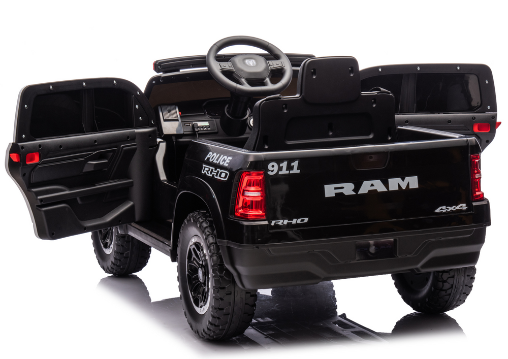 Licencirani policijski auto na akumulator ZB618P Dodge Ram – crni