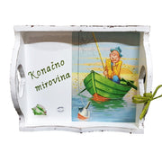 Konačno mirovina!  Poslužavnik   Š16040