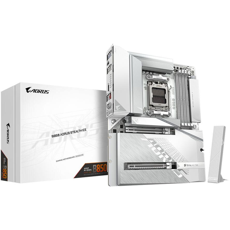 GIGABYTE B850 AORUS STEALTH ICE AMD B850 Utor AM5 ATX