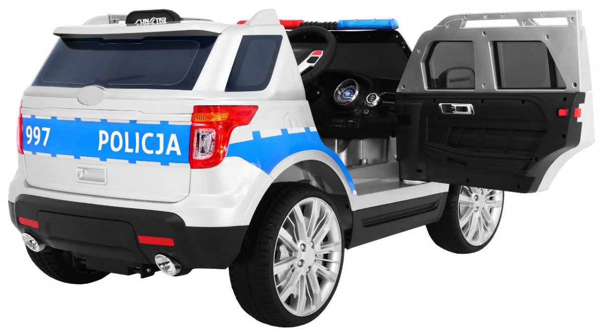 Auto na akumulator SUV Police - bijeli