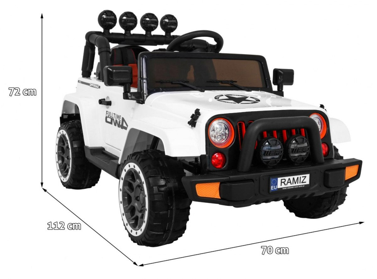 Auto na akumulator Full Time 4WD 4x4- bijeli