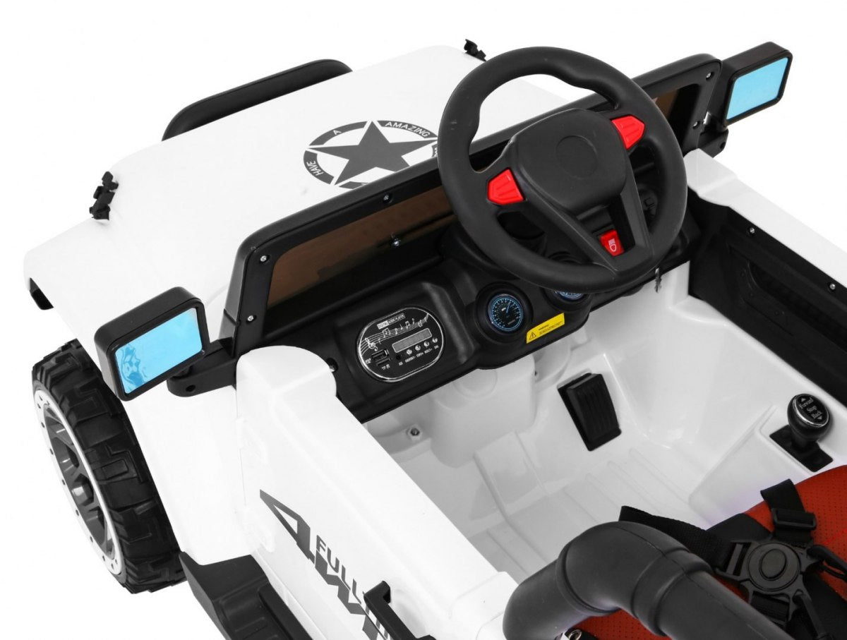 Auto na akumulator Full Time 4WD 4x4- bijeli