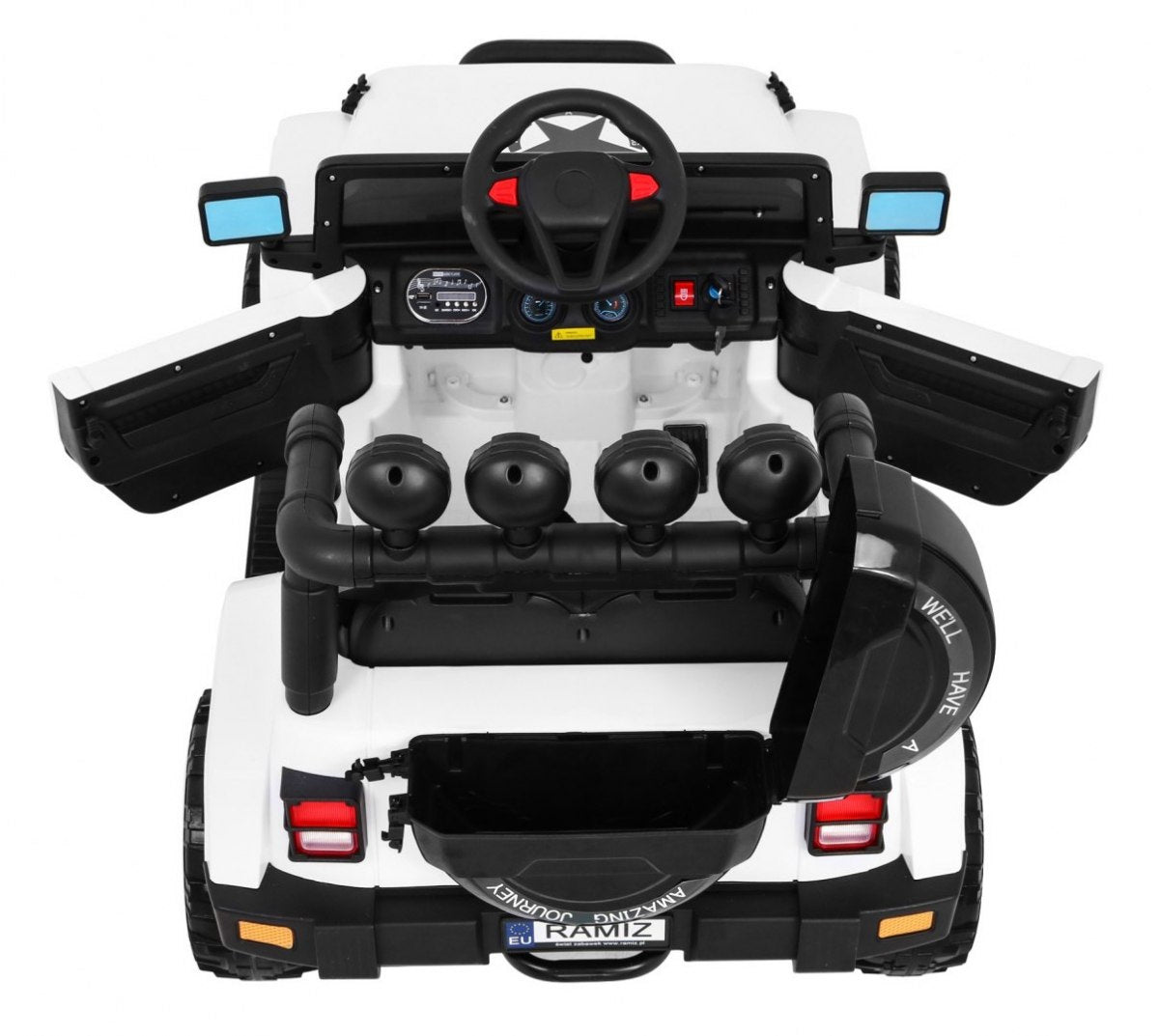 Auto na akumulator Full Time 4WD 4x4- bijeli