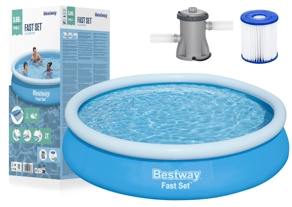 Ekspanzijski bazen 366 x 76 cm Bestway 57274 - plavii