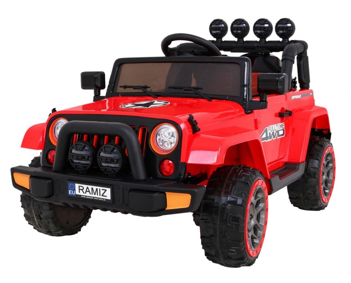 Auto na akumulator Full Time 4WD 4x4 - crveni