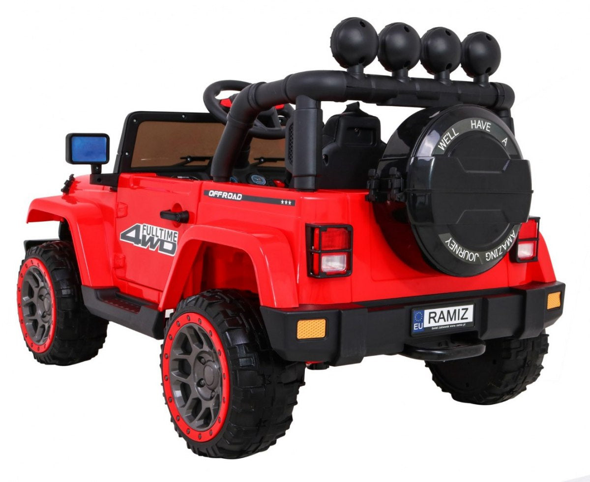Auto na akumulator Full Time 4WD 4x4 - crveni