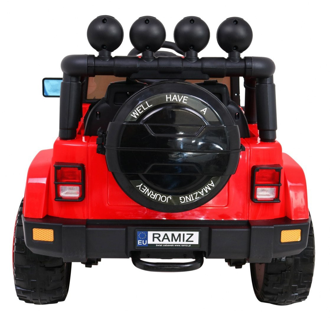 Auto na akumulator Full Time 4WD 4x4 - crveni