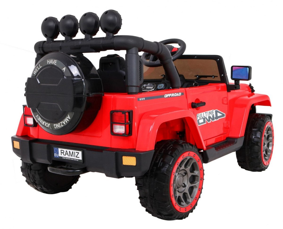 Auto na akumulator Full Time 4WD 4x4 - crveni