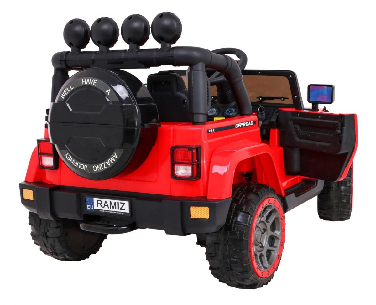 Auto na akumulator Full Time 4WD 4x4 - crveni