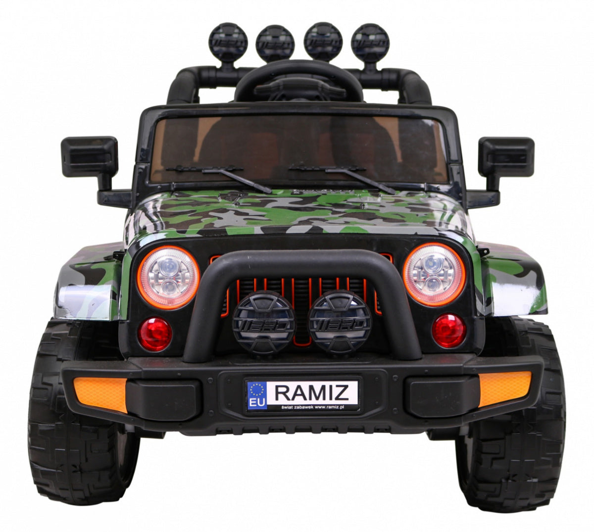 Auto na akumulator Full Time 4WD 4x4 - army