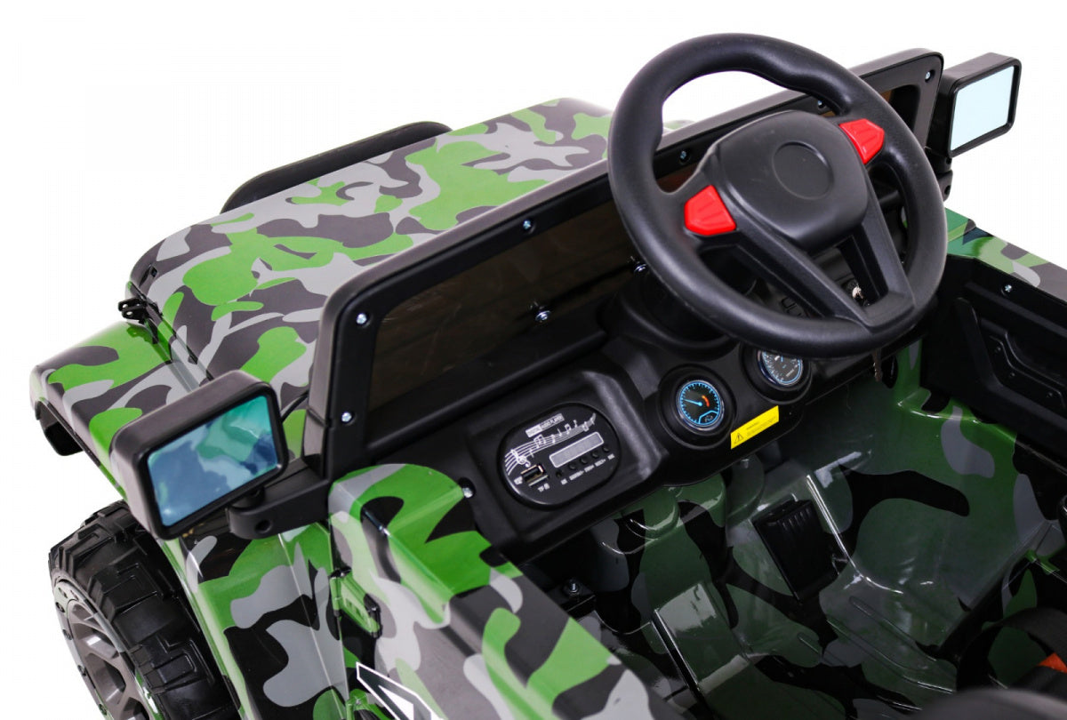 Auto na akumulator Full Time 4WD 4x4 - army