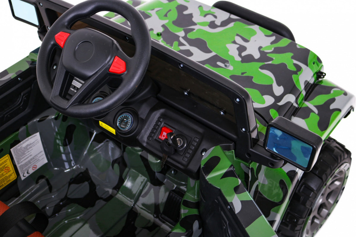Auto na akumulator Full Time 4WD 4x4 - army