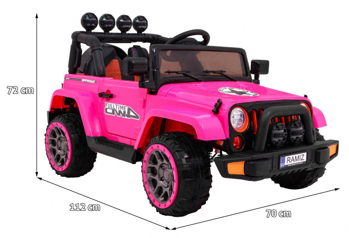 Auto na akumulator Full Time 4WD 4x4 - rozi