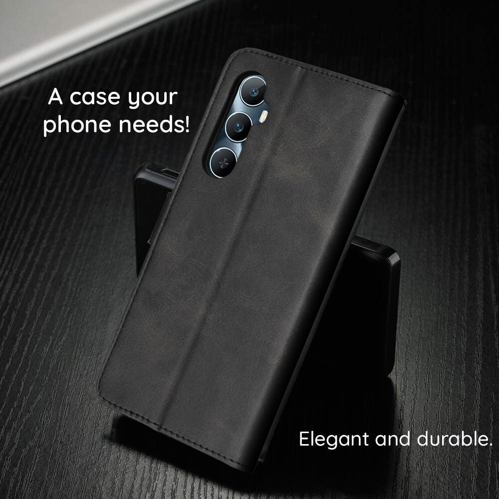 Techsuit Diary Book preklopna maska za Honor 600 Lite -crna