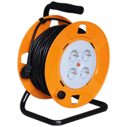 home Motalica za kabl, 25 met., H05VV-F, 3G1.5 mm², IP20 - HJR 4-25/1,5