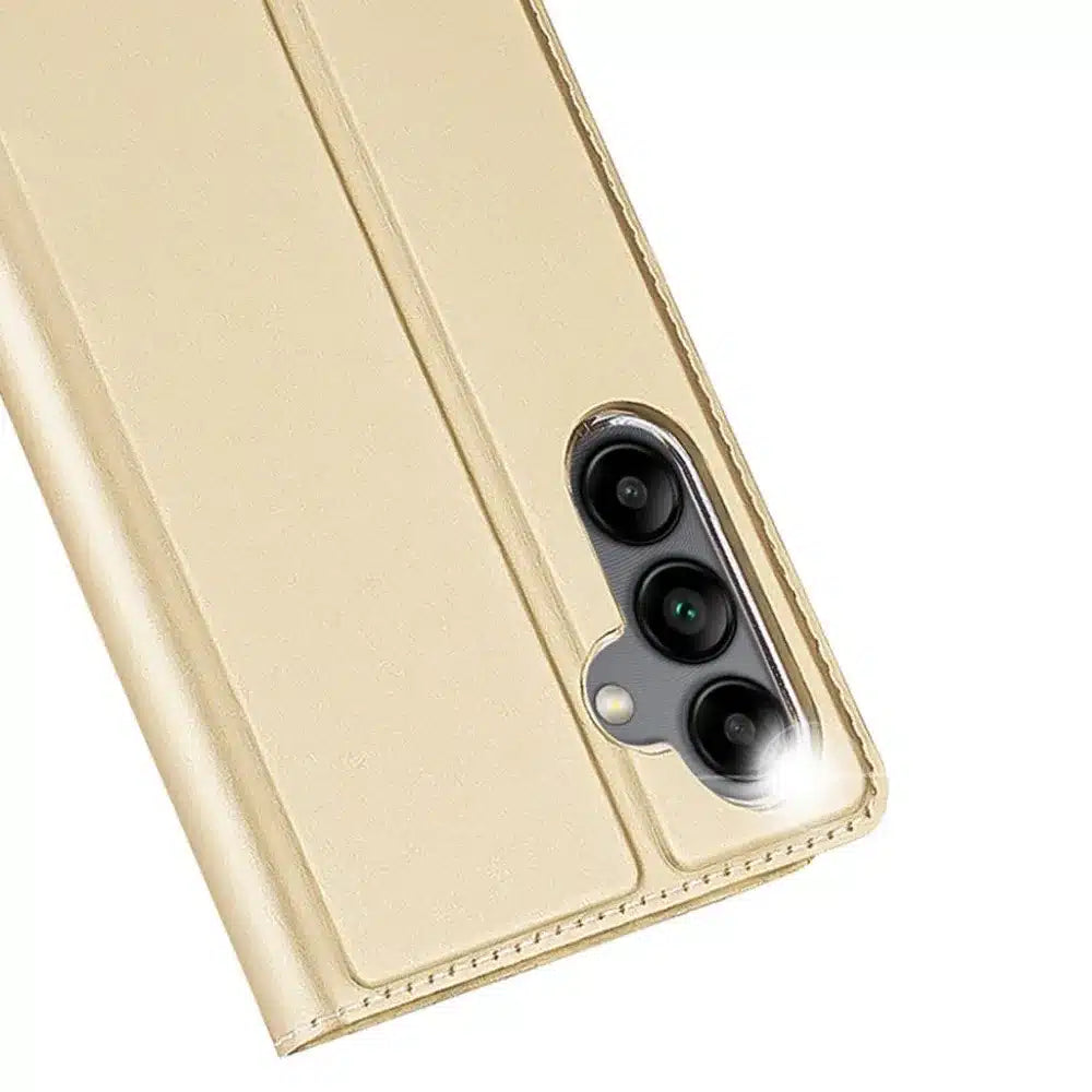 DUX DUCIS Skin Pro – preklopna torbica za Samsung Galaxy A34 zlatne boje
