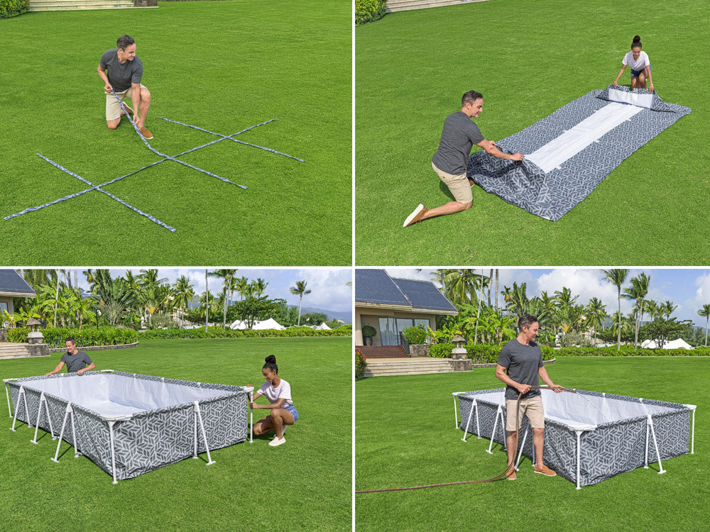 Bestway bazen 366x201x66cm set 7u1
