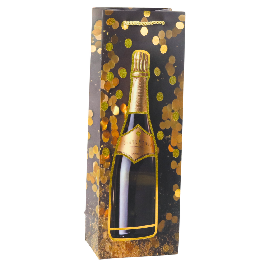 Wine Gift Bag Paper Bottle Champagne 35 x 12 x 9 cm
