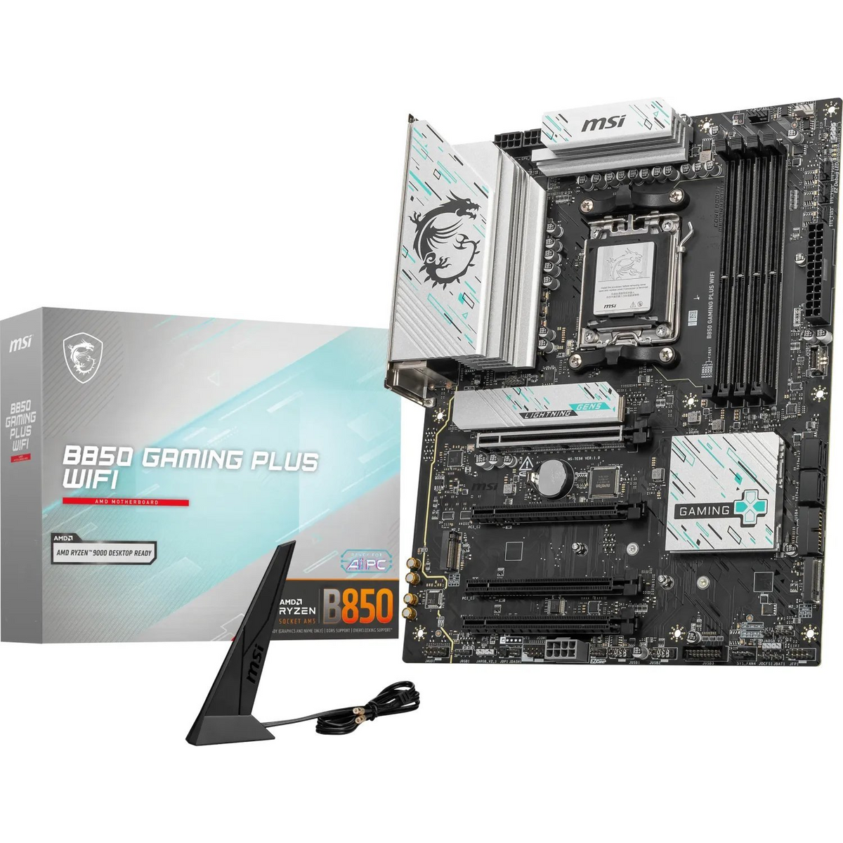 MSI B850 GAMING PLUS WIFI matična ploča AMD B850 Utor AM5 ATX