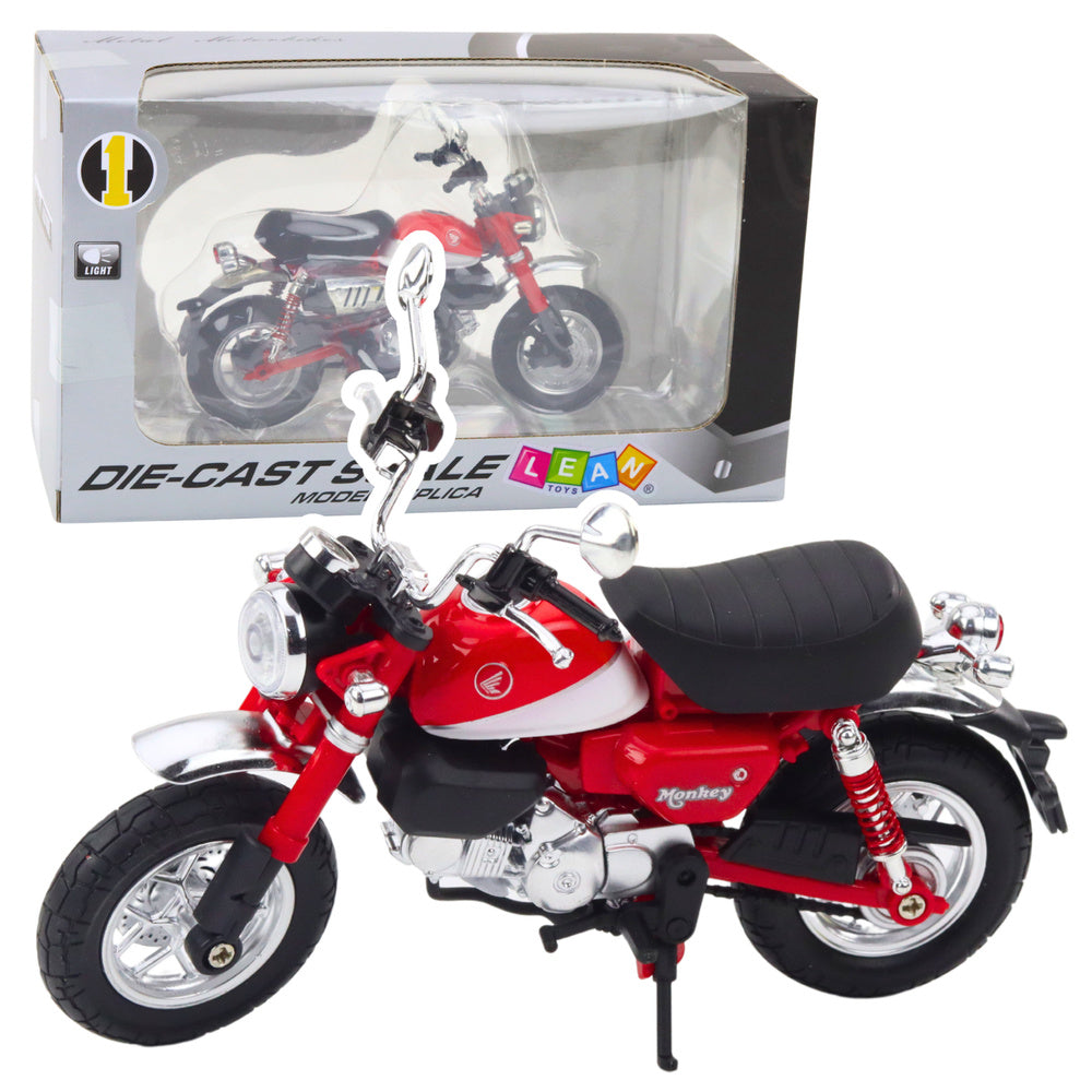 Metalni motor za igru Retro Classic sa svjetlosnim efektima 1:12 - Crveni