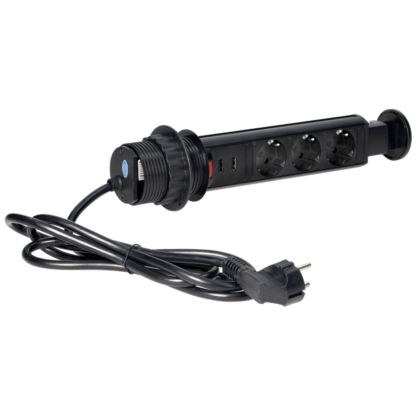 Orno Produžni kabel sa 3 x Schuko utičnice + 2 x USB, ugradbena - OR-AE-1349(GS)