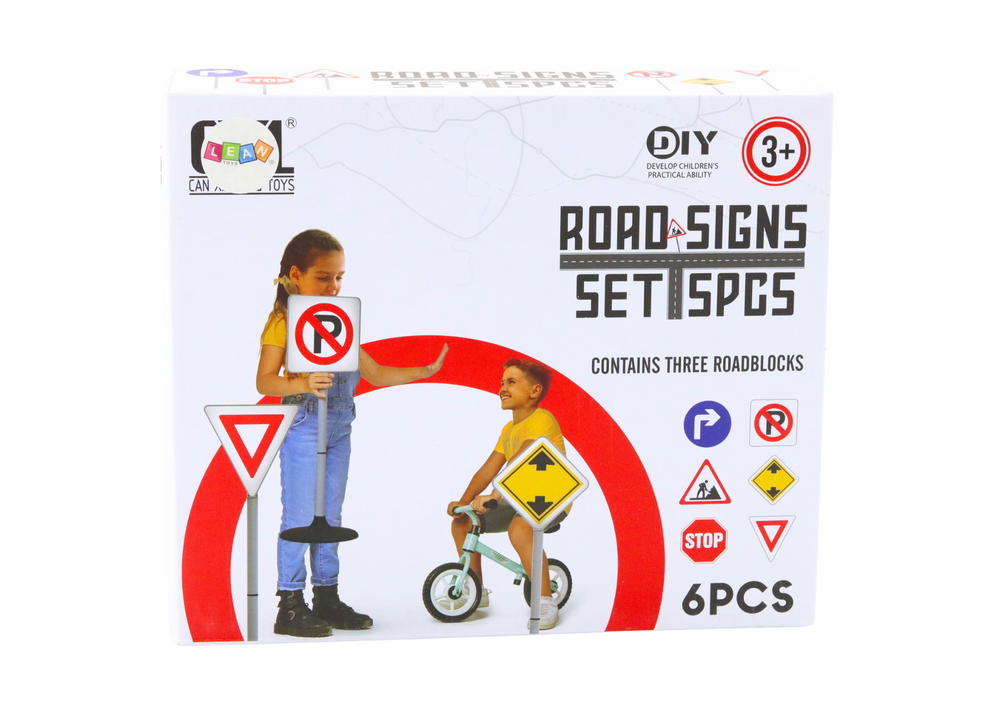 Edukativni set prometnog znaka "Radovi na cesti" - 70 cm