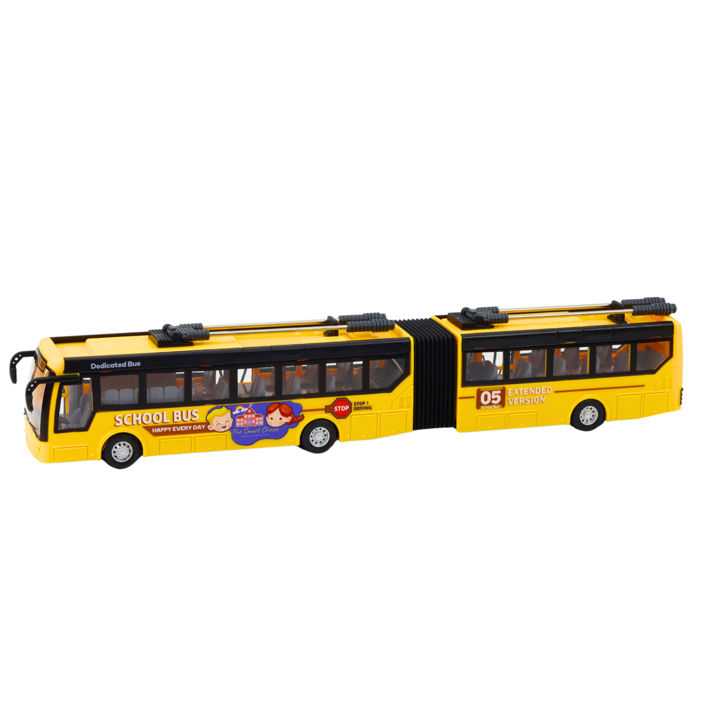 Dupli autobus na daljinsko upravljanje Trolleybus 1:32 - žuti