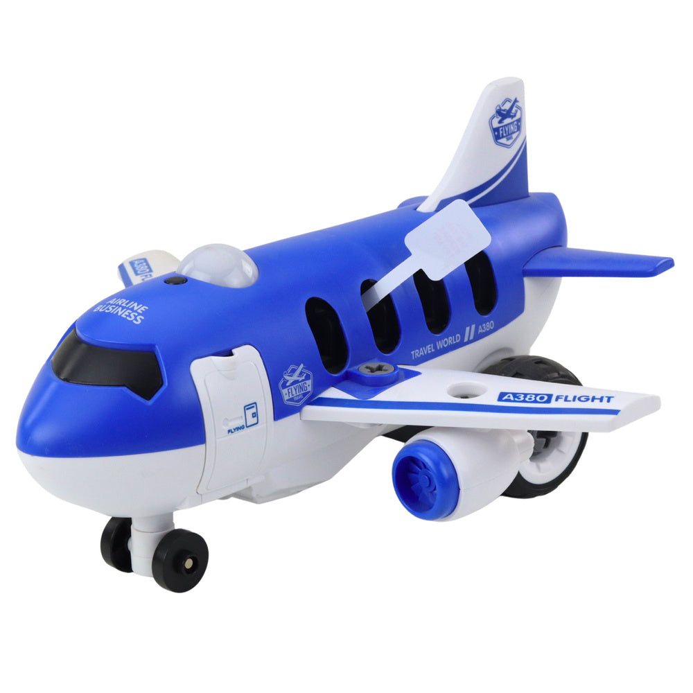 Avion na daljinsko upravljanje i sastavljanje - plavi