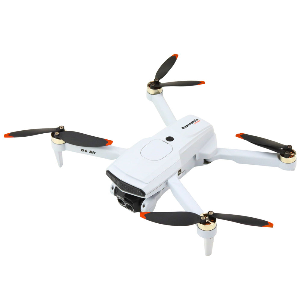 Dron na daljinsko upravljanje D6 PRO s kamerom, aplikacijom i LED svjetlom - bijeli