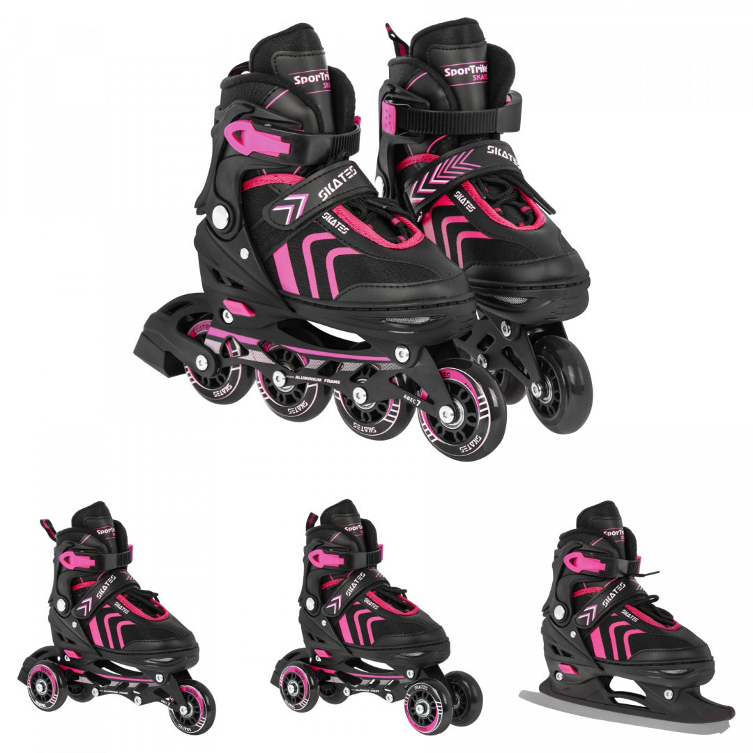 Koturaljke/klizaljke 4in1 34-38 - roza