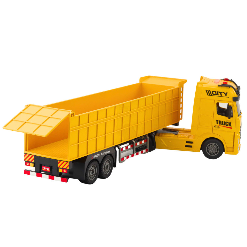 Veliki žuti kamion sa prikolicom  DUMP - 58 cm